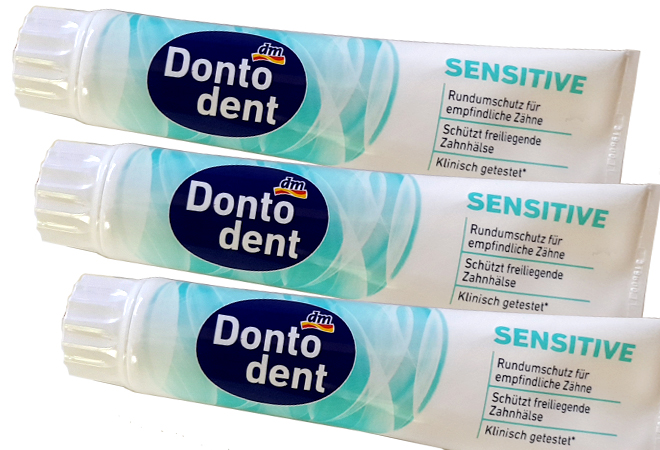 Kem Đánh Răng Dontodent Sensitive Cho Răng Nhạy Cảm tuýp 125ml nội địa Đức