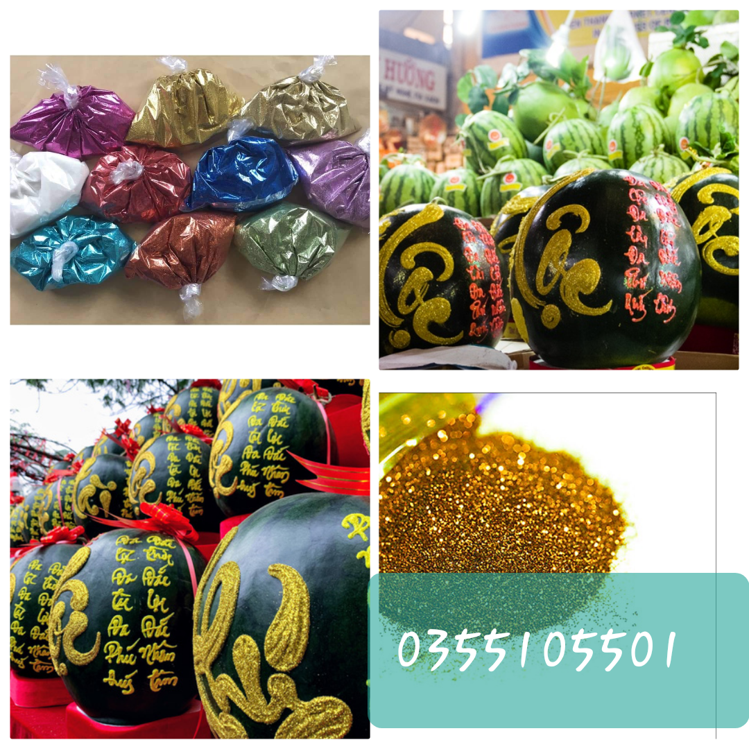Bột kim tuyến trang trí 100g