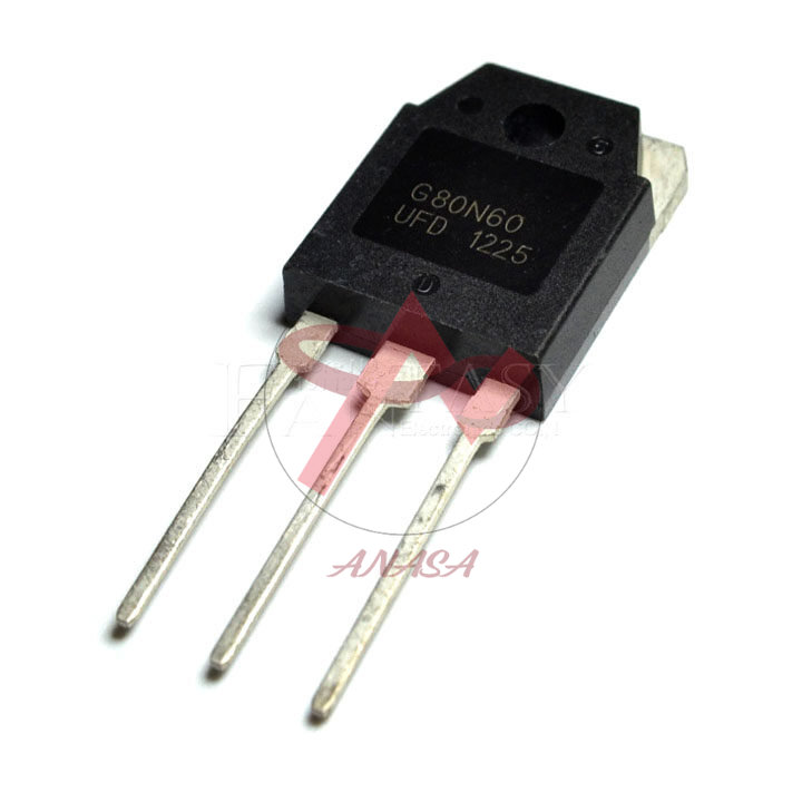 Igbt 80n60 to-3p 600v 80a kênh n
