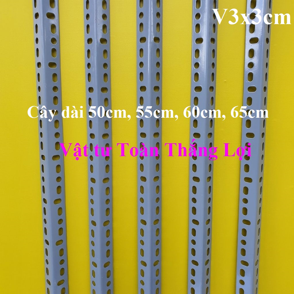 Sắt v lỗ đa năng v3x3cm