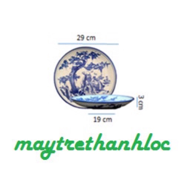Bộ tách trà xưa (gồm 1 dĩa, 1 bình tích, 6 chum )