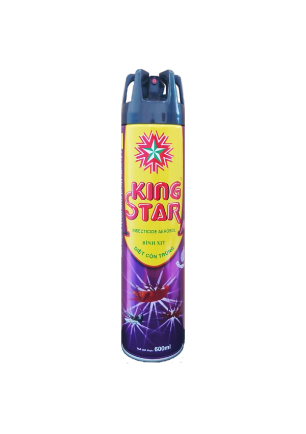 COMBO 1 BÌNH XỊT MUỖI+ 1 SÁP ĐUỔI MUỖI, Kingstar - [600ml + 170g]