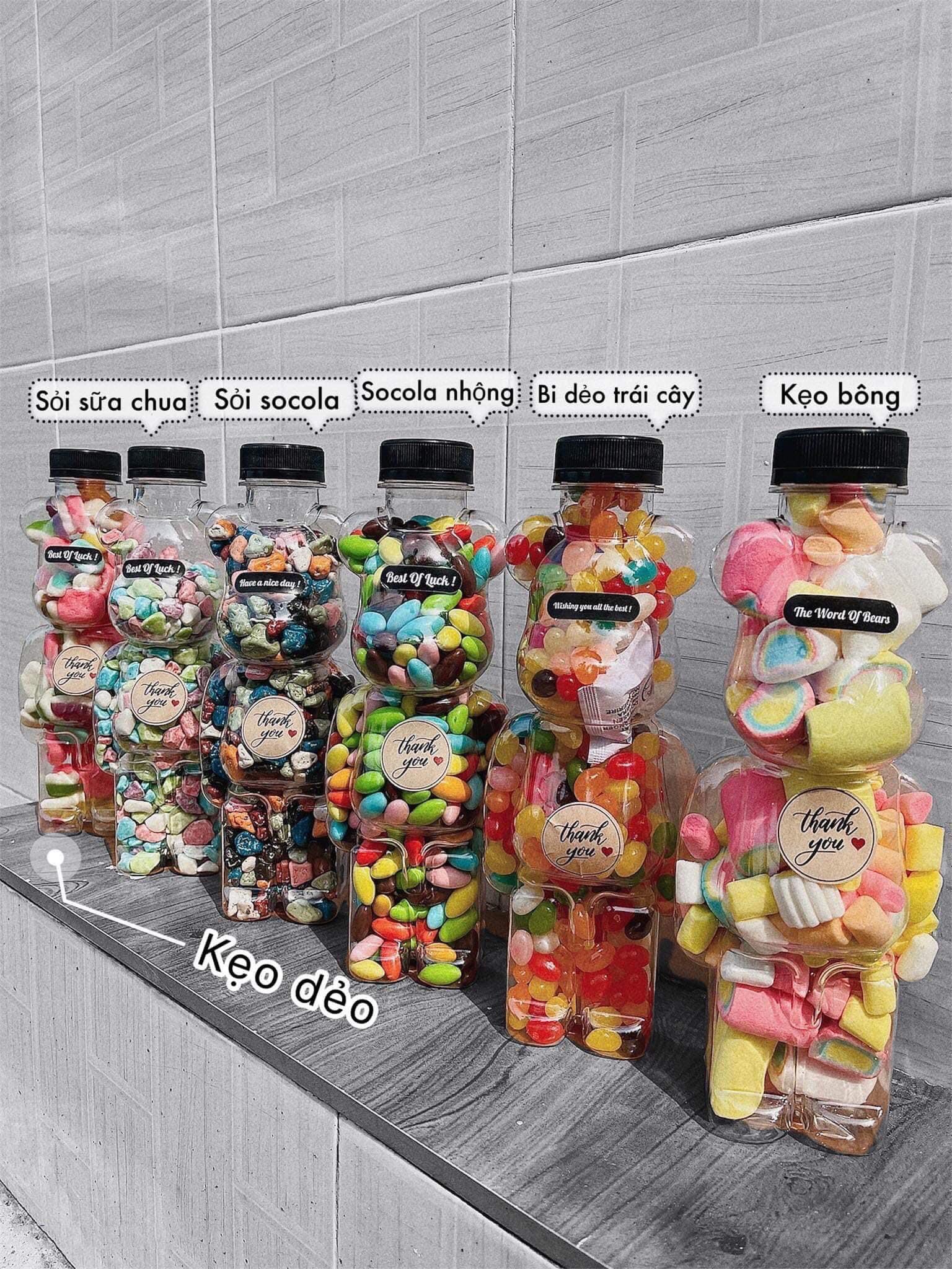 CHAI GẤU BEARBRICK KẸO CÁC LOẠI