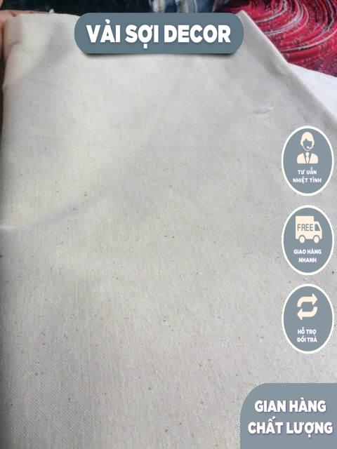 Vải canvas mộc (20m x 1,6m)