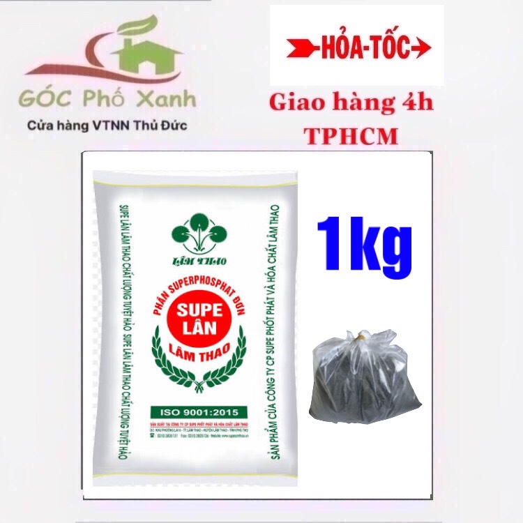 Phân lân - super lân Lâm Thao gói 1kg