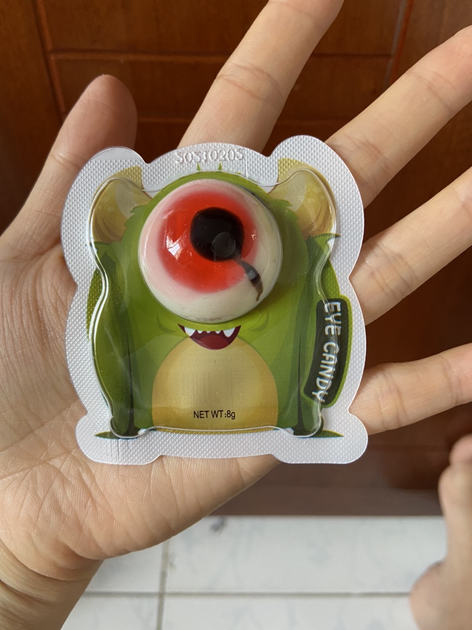 [Hộp 30 cái] Kẹo dẻo con mắt Eye Candy Funny Castle HongKong
