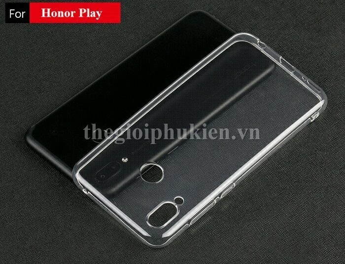 Ốp lưng silicon dẻo trong suốt Huawei Honor Play siêu mỏng 0.6mm