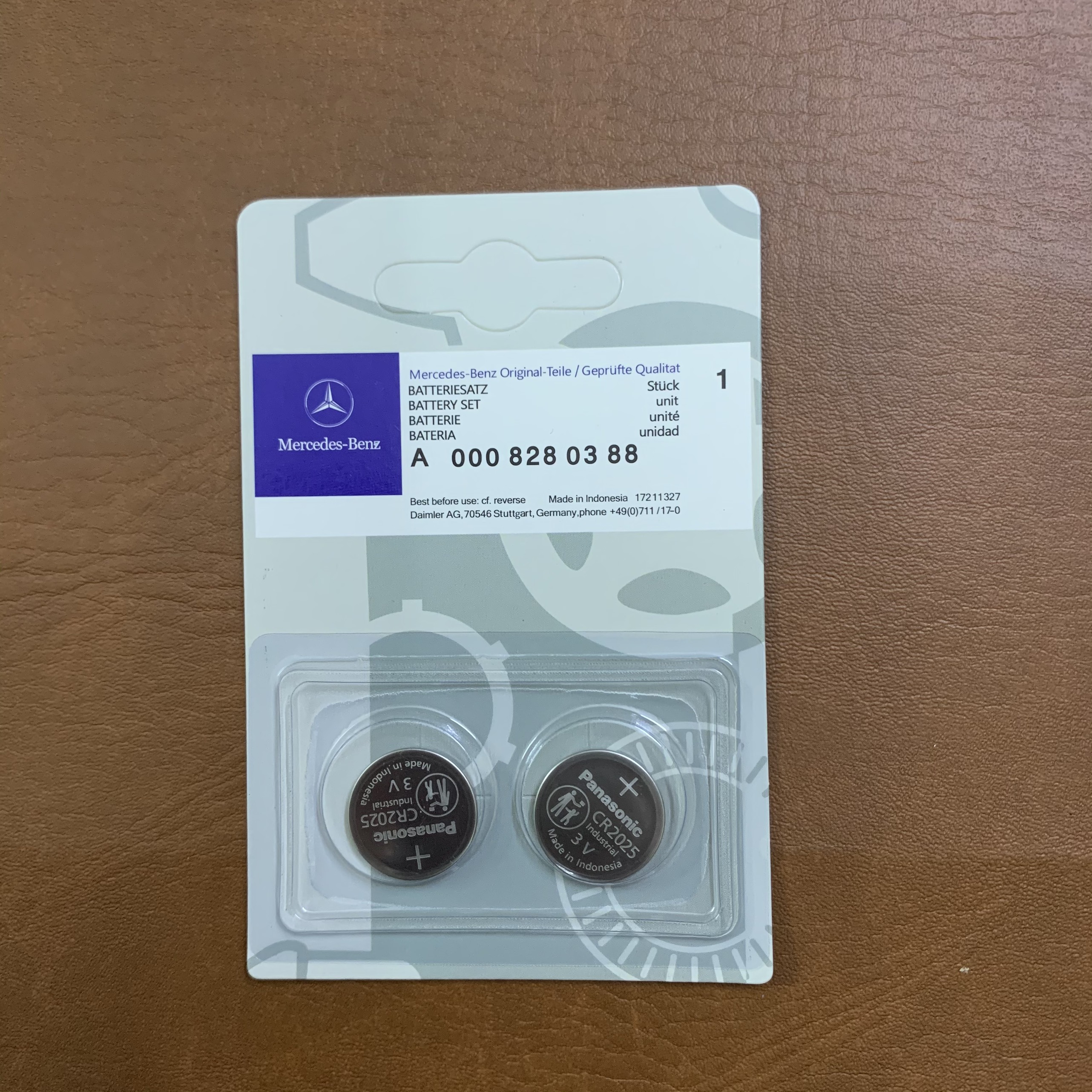 Pin chìa khóa xe ô tô mercedes benz - pin cúc áo cr2025, cr2032