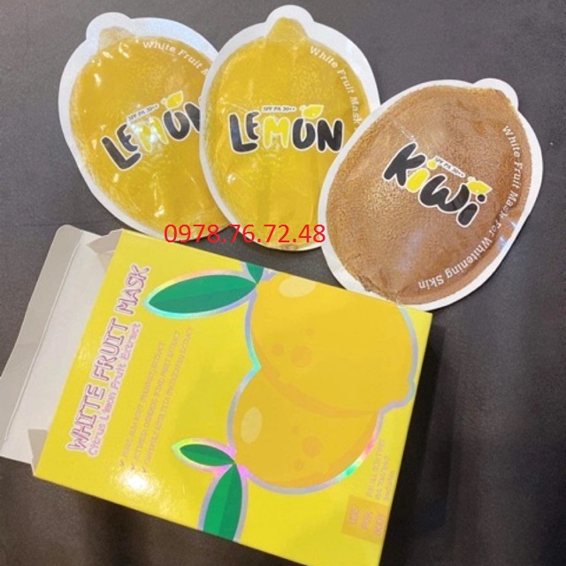 [chuyên sĩ]Ủ Trắng Chanh Lemon White Fruit Mask(ủ chanh)