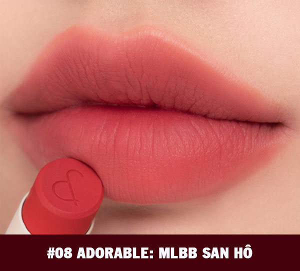 Son thỏi siêu lì cao cấp hàn quốc romand new zero matte lipstick 3g