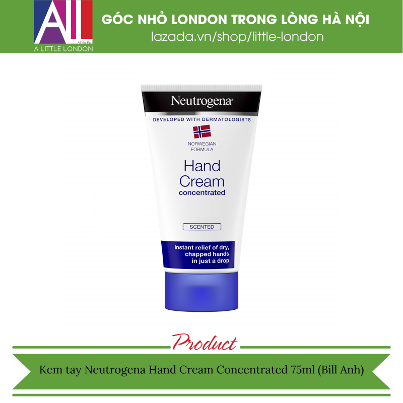 Kem tay Neutrogena Hand Cream Concentrated Scented 75ml (Bill Anh)