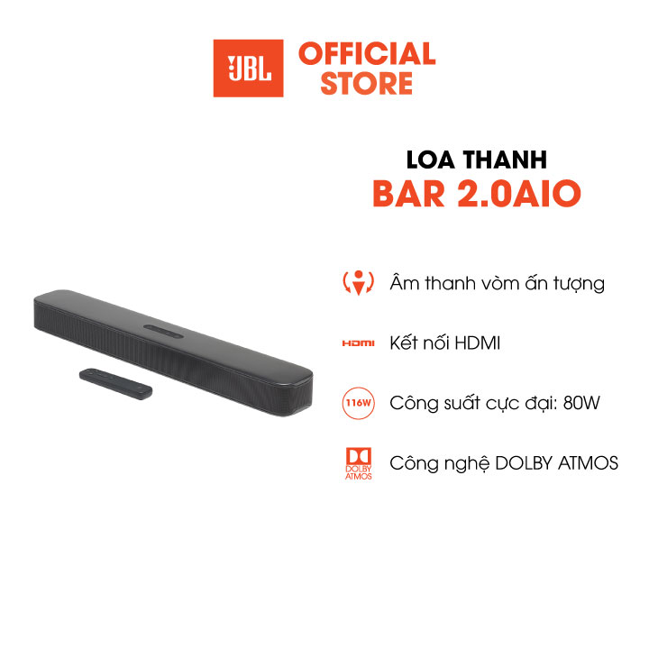 Loa Bluetooth JBL BAR 2.0 ALL-IN-ONE - Hàng Chính Hãng