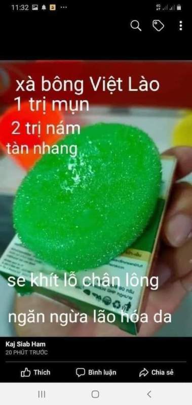 Xà bông việt lào