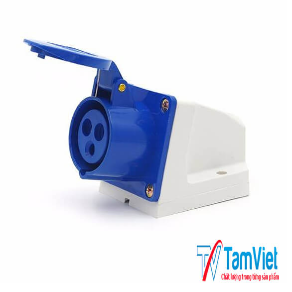 Ổ cắm gắn tủ 16A- 3 chấu -220V