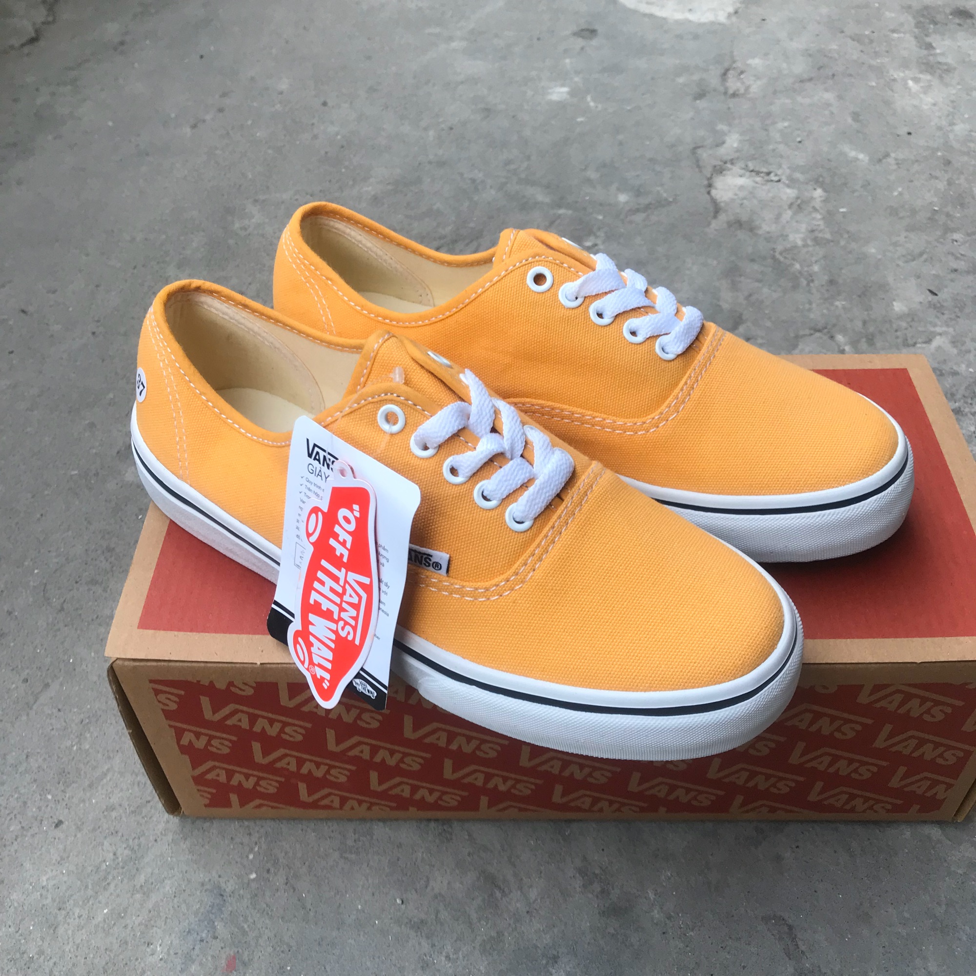 GIÀY VANS CLASSIC VÀNG (Full box + Bill)