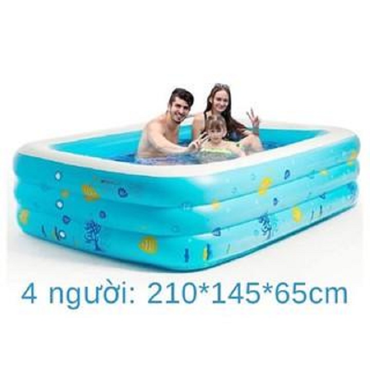 Bể bơi phao loại dày (KT 210x145x65cm)