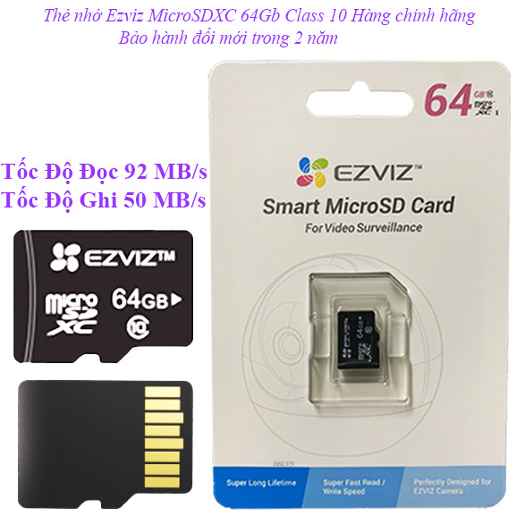 Thẻ nhớ 32GB 64GB KBVISION Ultra Class 10 - 95 Mb/s
