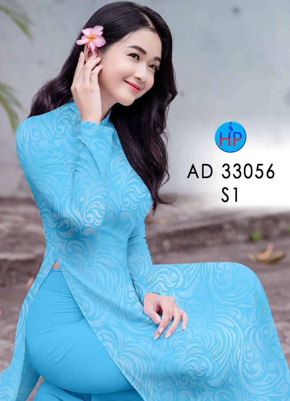 Vải may áo dài họa tiết đều rất xinh