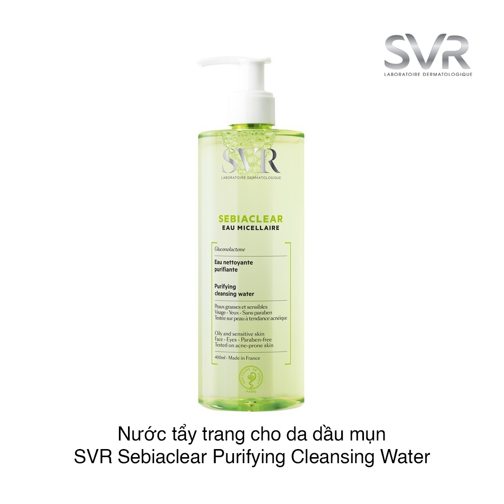 [100% AUTH] Nước Tẩy Trang SVR Sebiaclear Eau Micellaire 400ML
