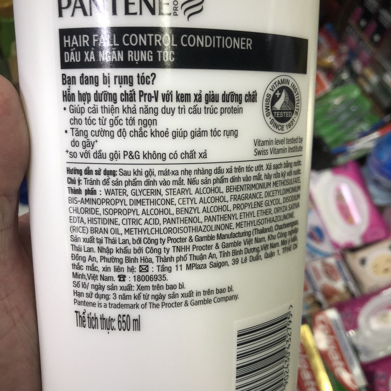 DẦU XẢ PANTENE THÁI 650ML