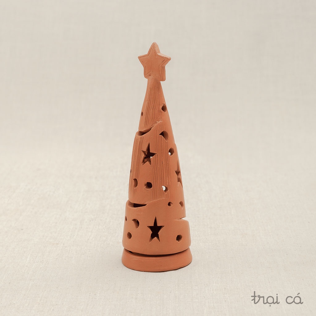 Cây thông Noel - Giáng Sinh Đất Nung xinh xắn