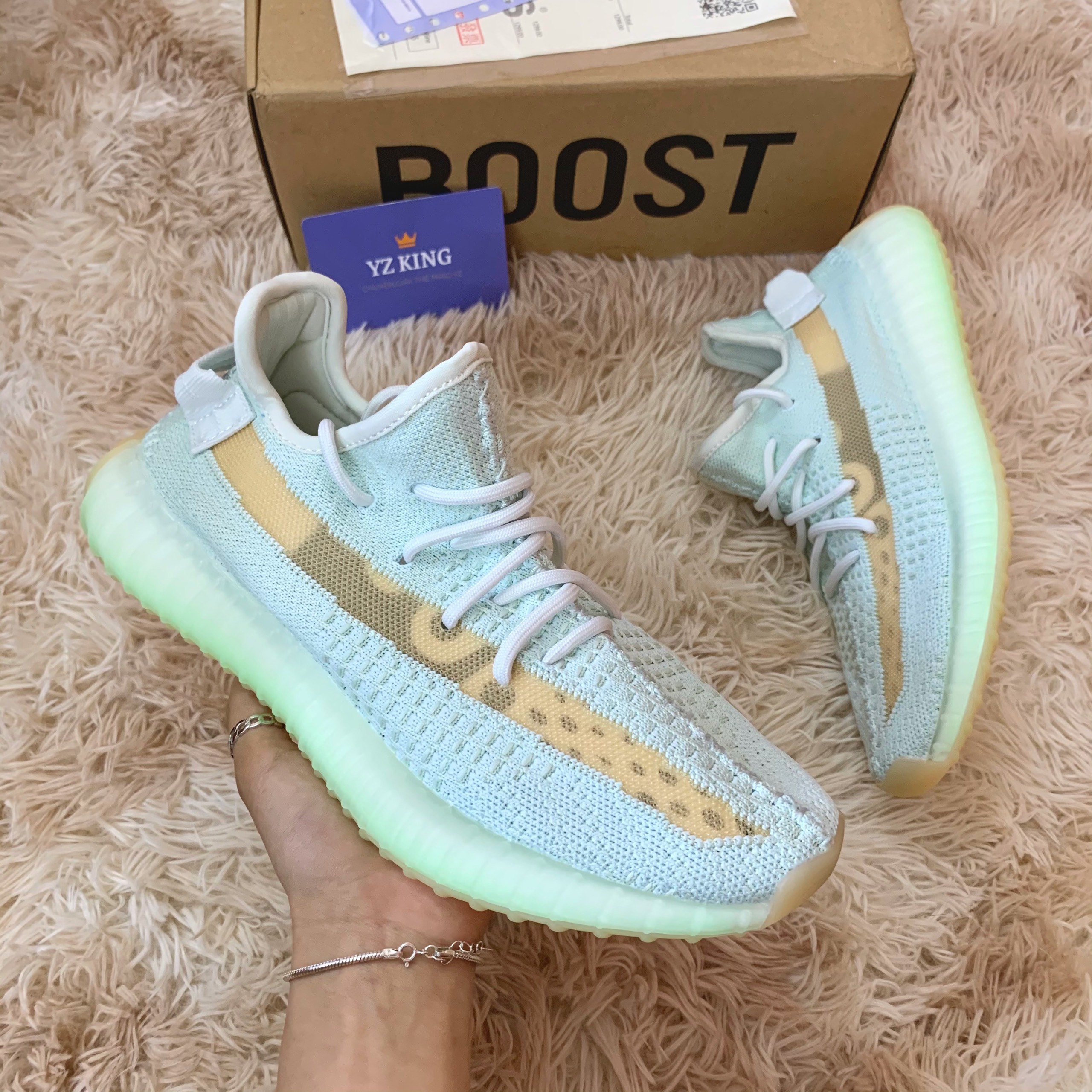 Giày Sneaker 🌿FULLBOX🌿 Giày Thể Thao 350, 2 Màu Trueform, Hyper Cao Cấp