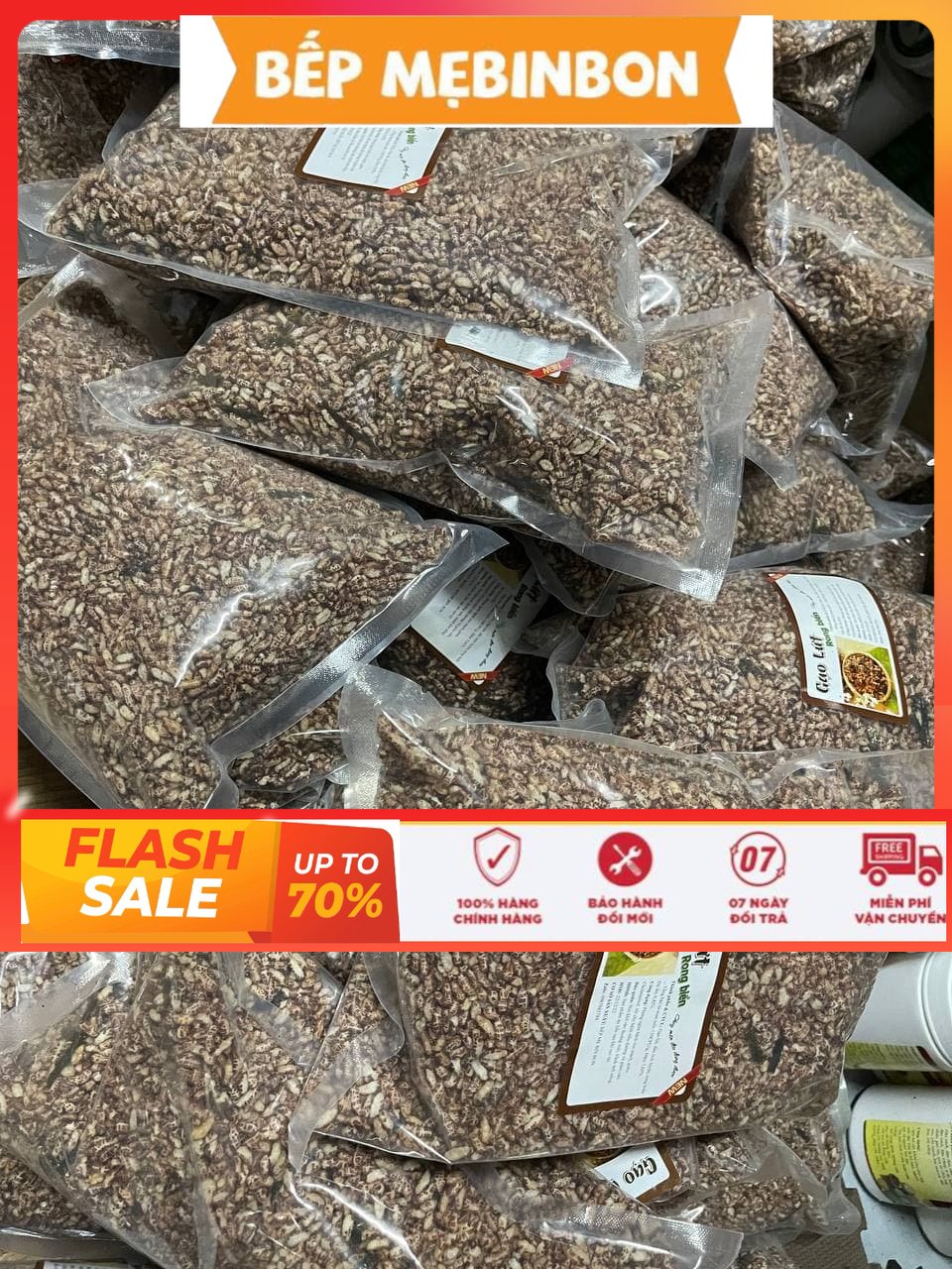 [ĂN KIÊNG] GẠO LỨT SẤY RONG BIỂN 0.5KG-1KG