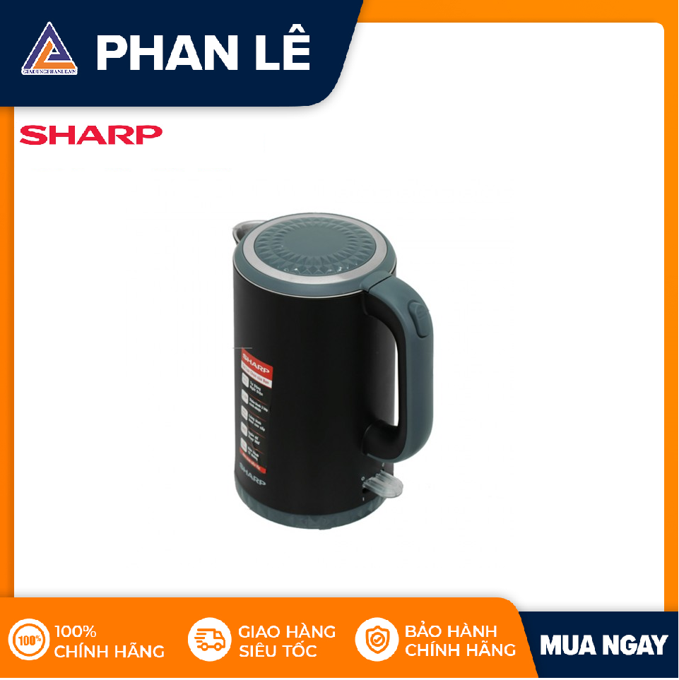 Bình đun siêu tốc sharp ekj-17evps 1.8 lít