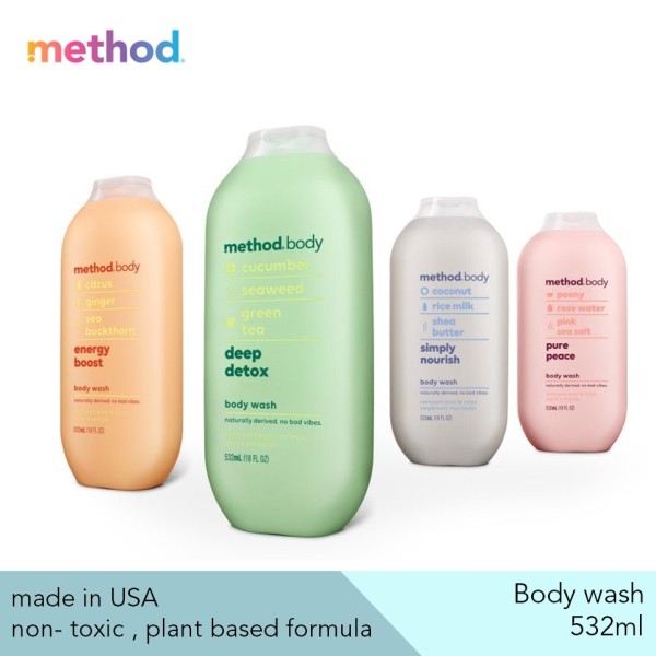 Sữa tắm organic Method Body 532ml
