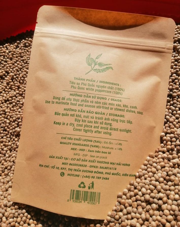 TIÊU SỌ PHÚ QUỐC 200G QUÀ ĐẢO NGỌC