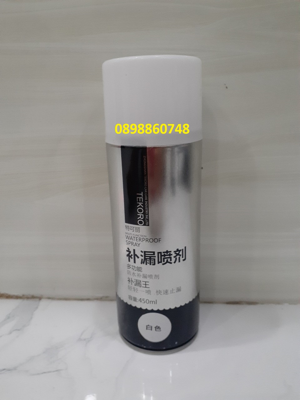 Sơn Xịt Chống Thấm chính hãng TEKORO màu đen