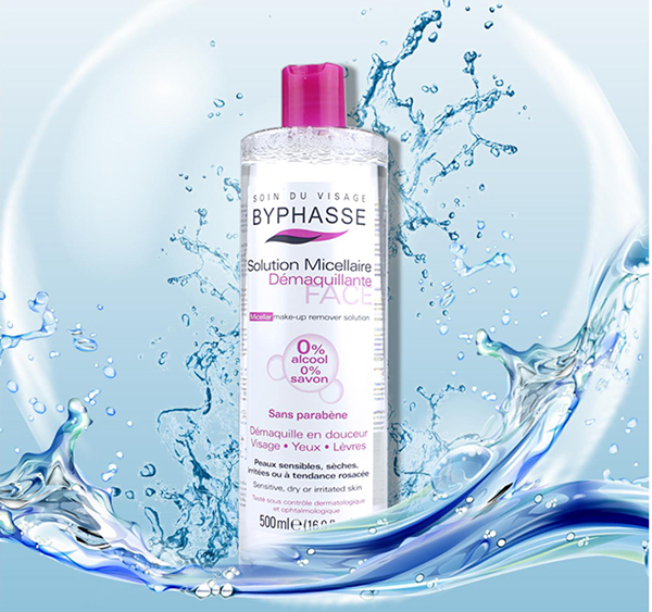 Nước tẩy trang ByPhasse Make up Remover Solution Micellaire 500ml