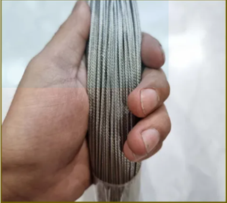 DÂY CÁP INOX  304 (2 ly x 10m). DÂY PHƠI QUẦN ÁO KHÔNG RỈ