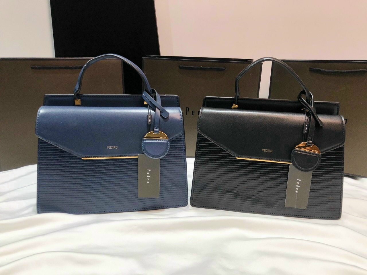 [HCM]Túi Pedro code pw2-56610010 size 28cm màu đen