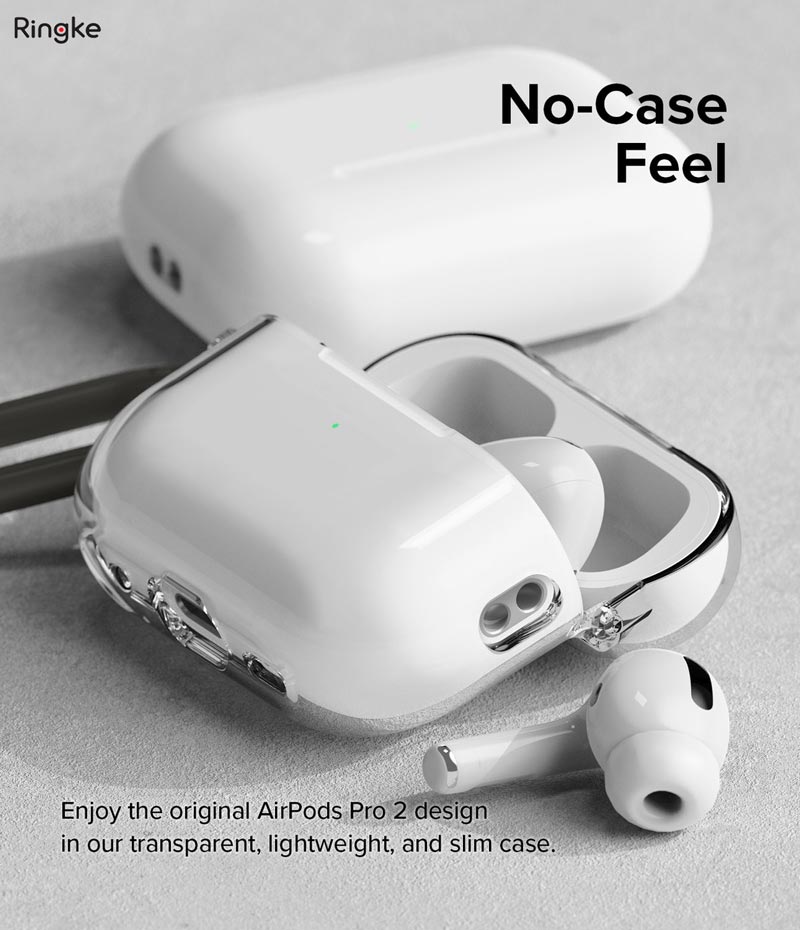 Vỏ ốp AirPods Pro 2 RINGKE Hinge Clear
