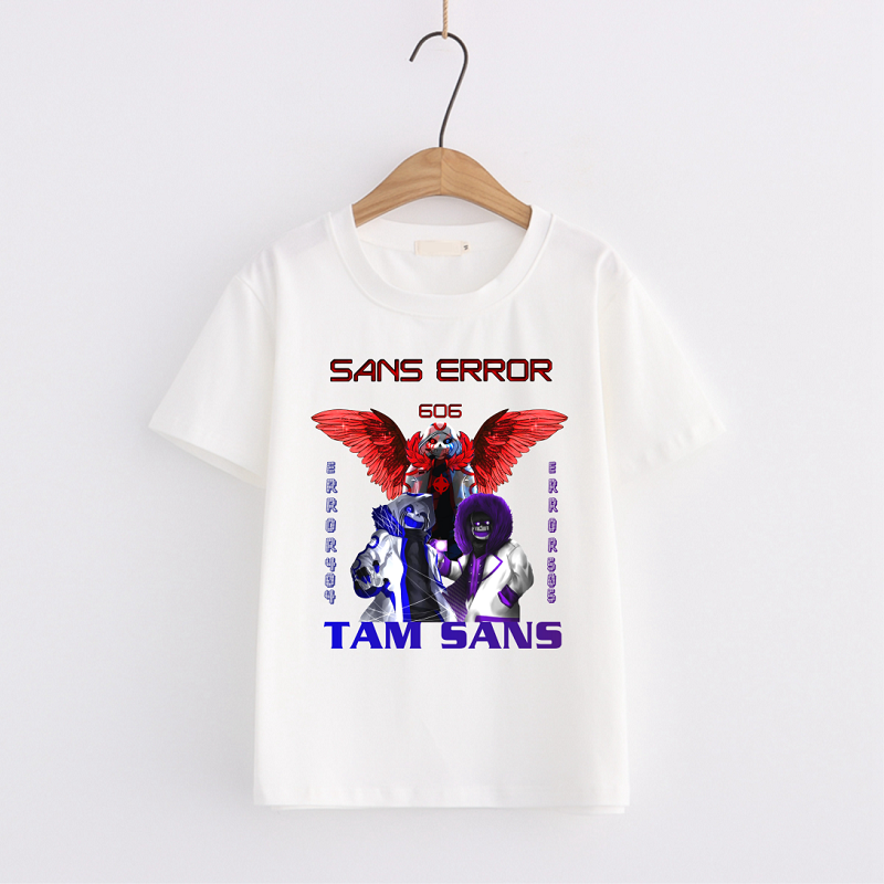 Áo Thun Tam Sans Error 404 | Error Sans 505 | Sans 606 Đại Chiến Đủ Size Cho Bé