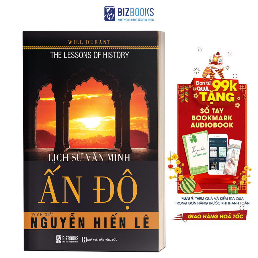 Bizbooks - Sách - Lịch Sử Văn Minh Ấn Độ