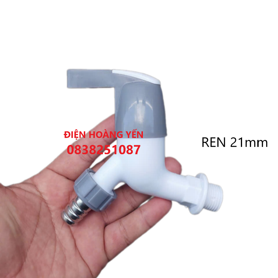 Vòi Hồ Nước Bằng Nhựa ABS Cao Cấp Phi 21 (Loại Tốt)