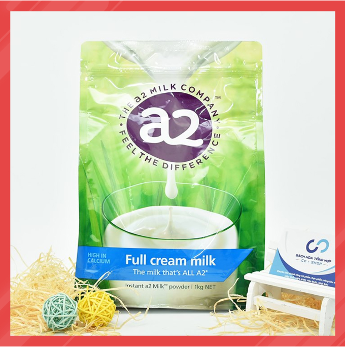 (DATE 6.2025) SỮA TƯƠI NGUYÊN KEM DẠNG BỘT A2 ÚC 1KG