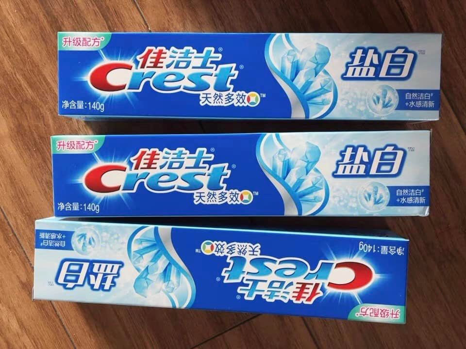 Kem đánh răng Crest trắng răng.SET 3 tuýp 140g