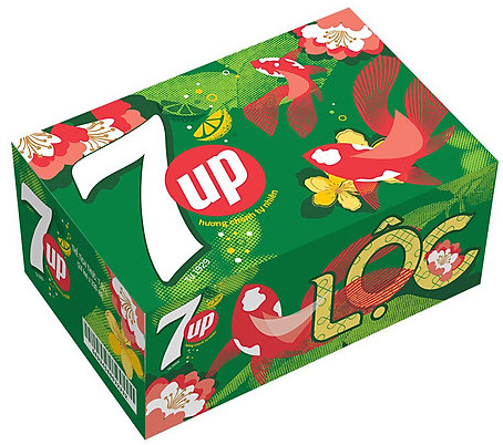 Thùng 7up 24 Lon X 320ml