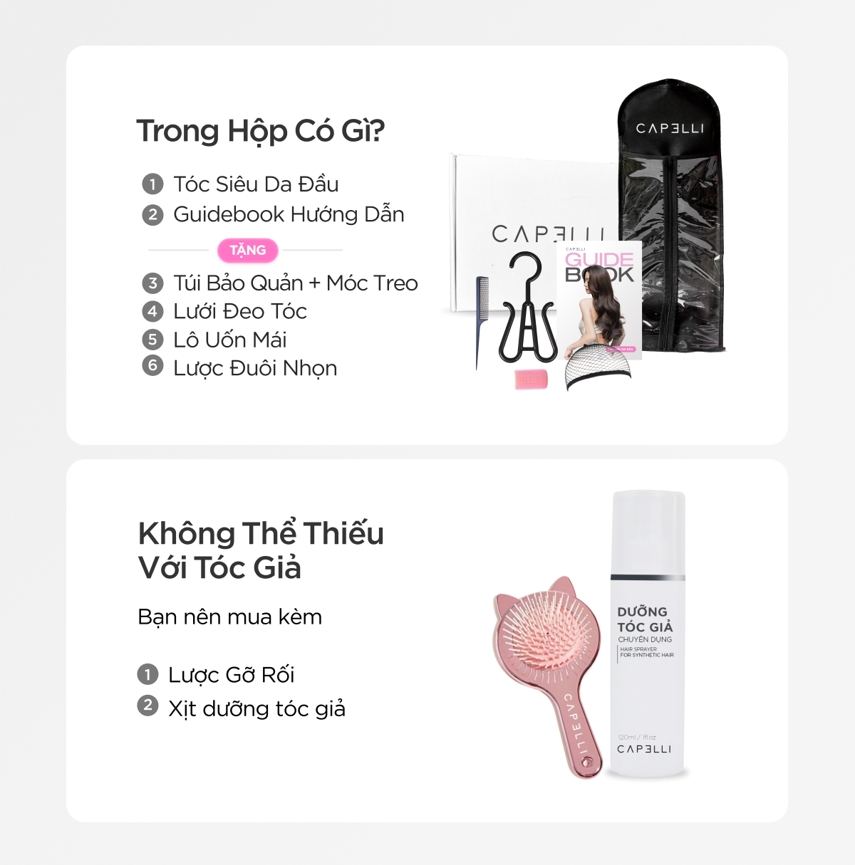 Tóc Siêu Da Đầu CAPELLI Emily Premium Wig
