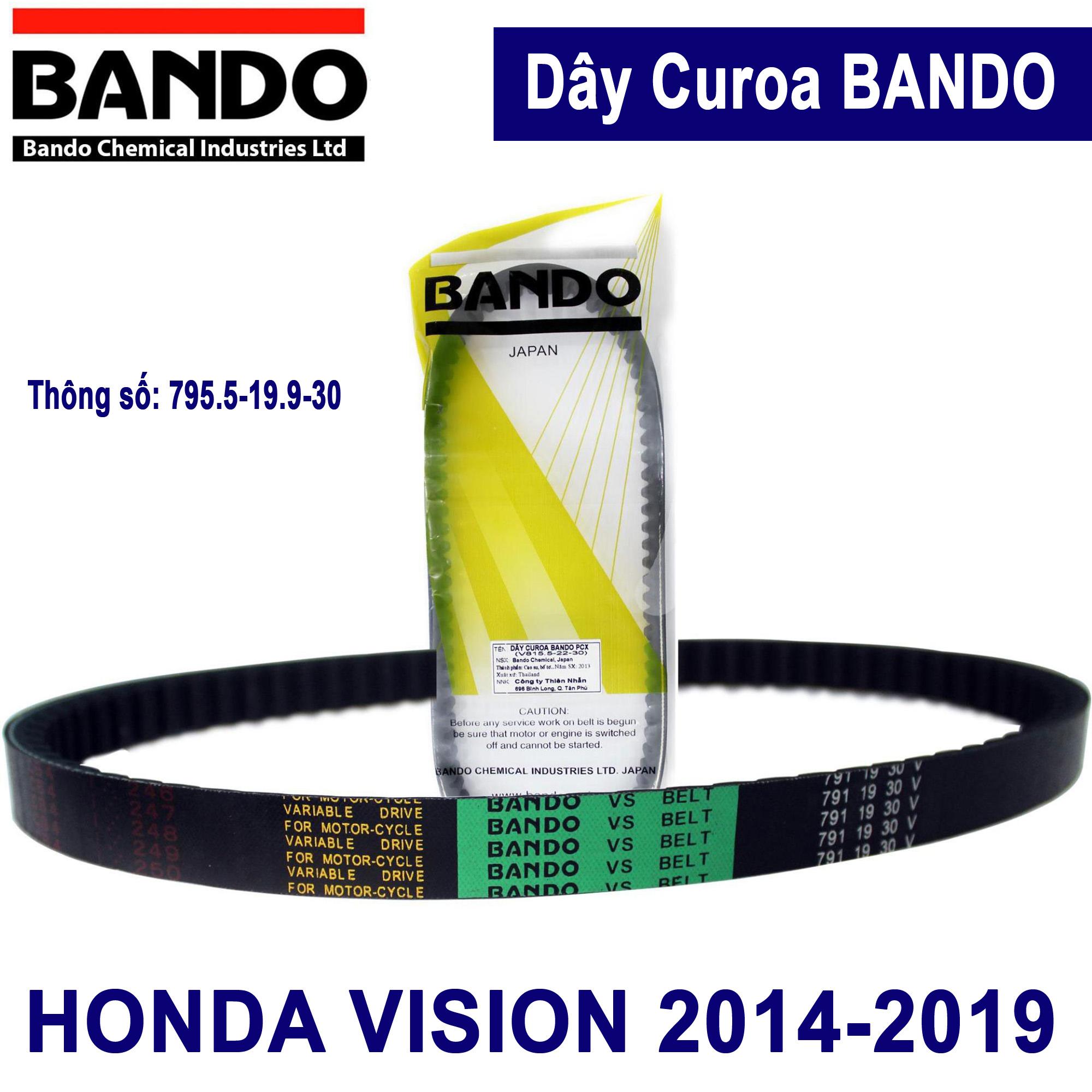 Dây curoa HONDA VISION (2014-2019) - BANDO THÁI LAN
