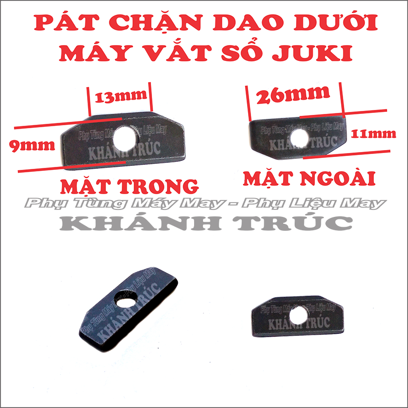 Pát chặn dao dưới máy may vắt sổ công nghiệp JUKI MO2500