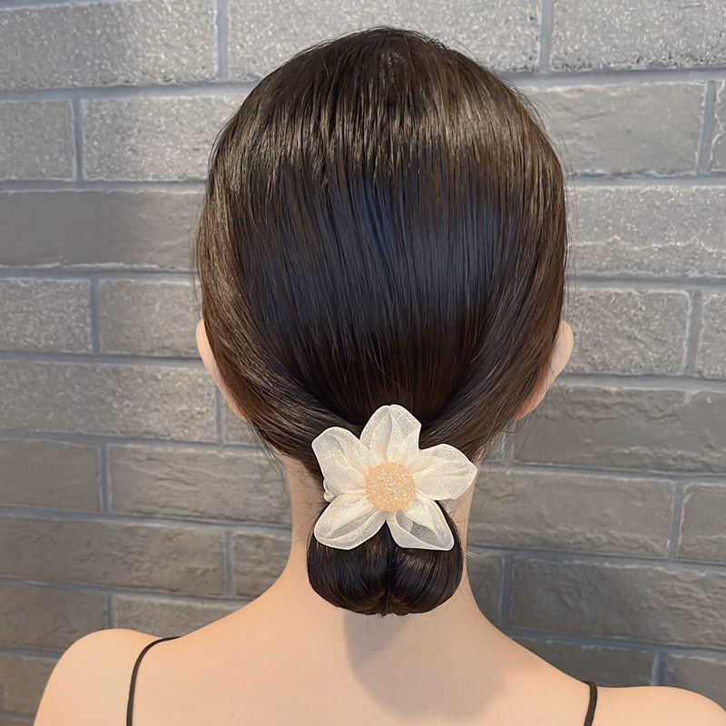 1 thun cột tóc nữ Bông Hoa Hàn Quốc siêu xinh