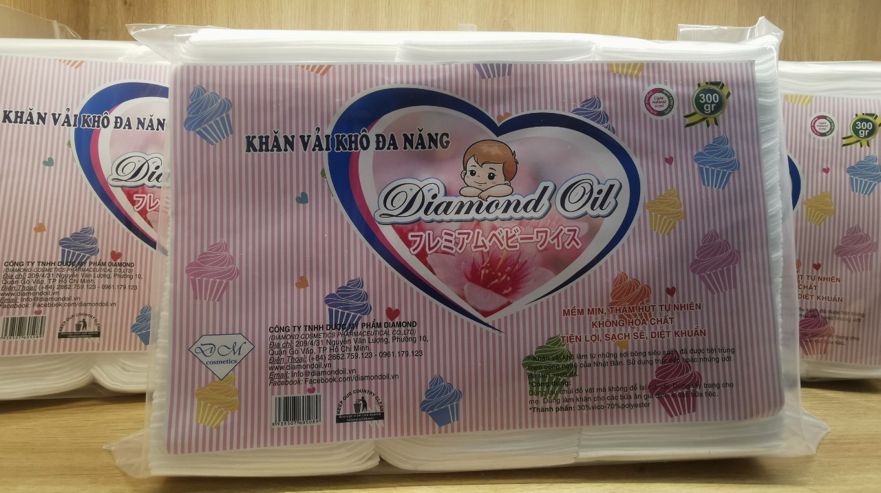 [HCM]Khăn khô đa năng Diamond oil