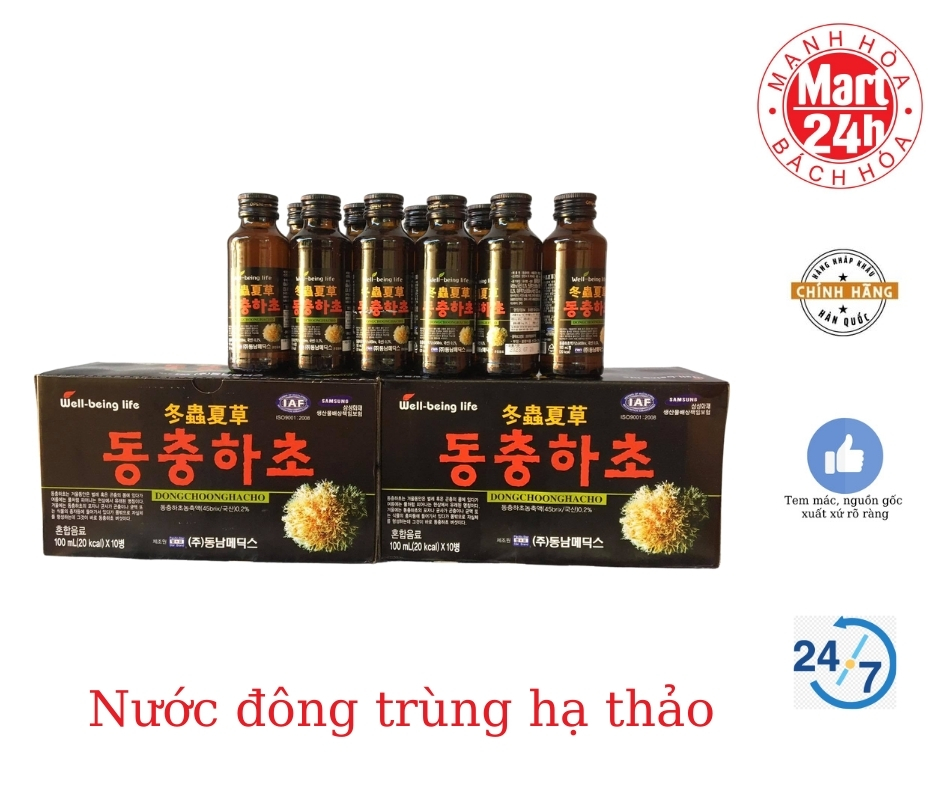 NƯỚC ĐÔNG TRÙNG HẠ THẢO - 100ML