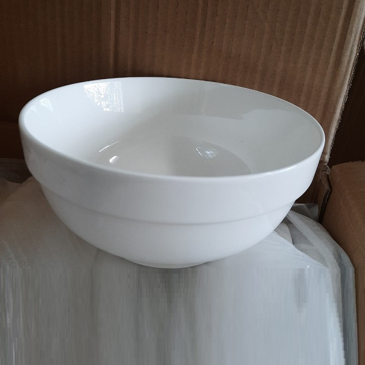 [HCM]bộ tô sứ trắng ăn cơm - tô sứ trắng