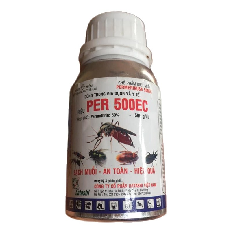 Thuốc xịt muỗi y tế Permethrin Per 500ec diệt muỗi kiến gián thuốc diệt
