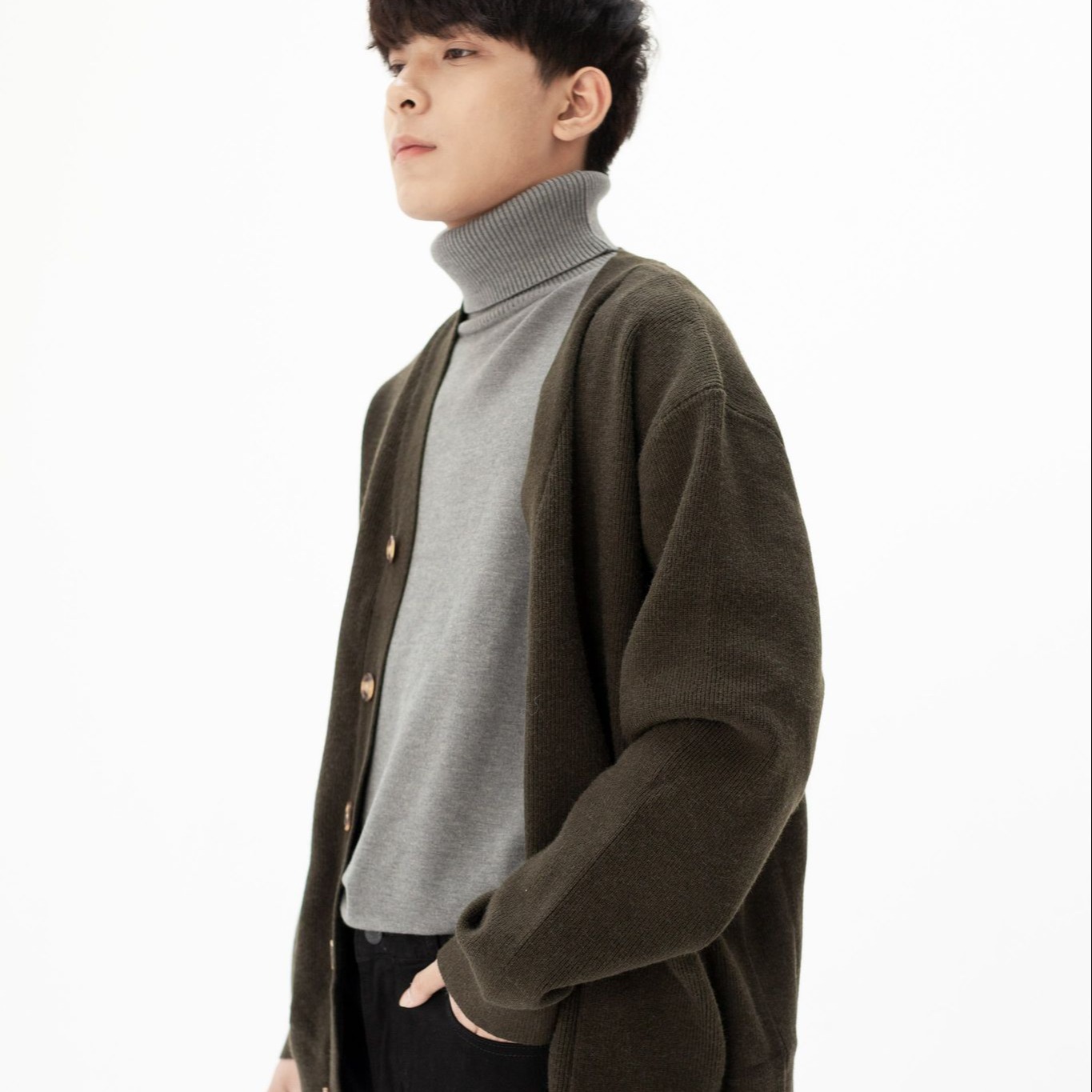Áo len cổ lọ LOOK Turtle neck sweater